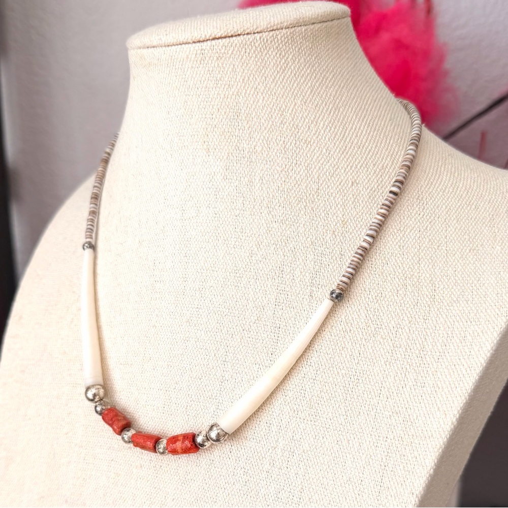 Native American Heshi Stone Necklace - Picture 2 of 5